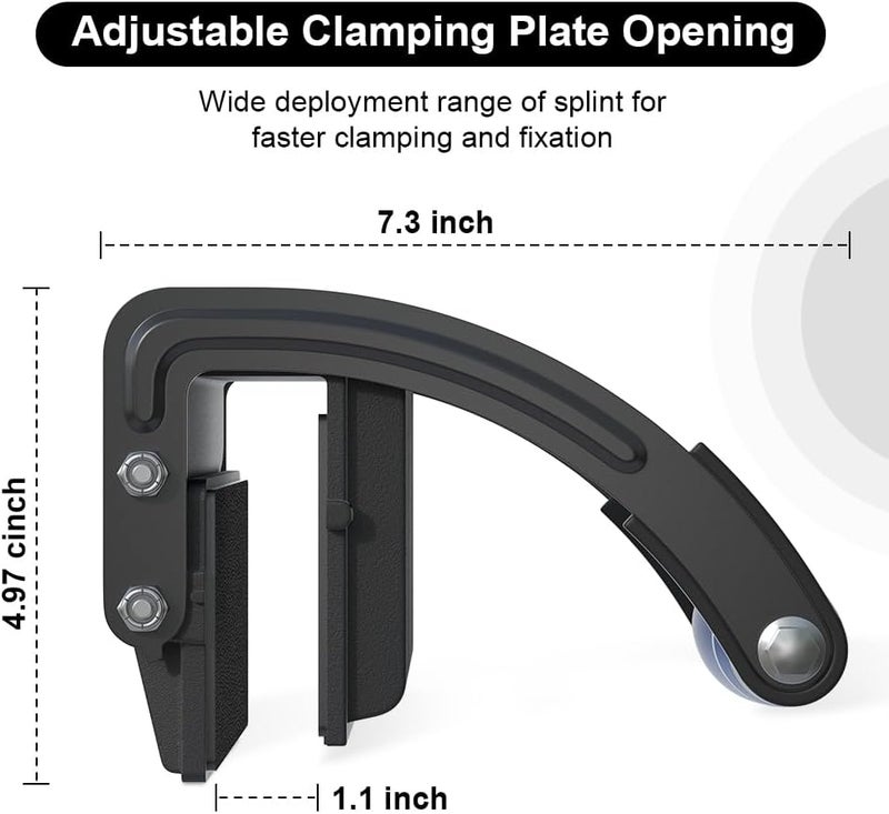 XDENGP Panel and Plywood Carrier（2 Pack）, Plywood Lifting Tool and Drywall Carrying Tool, Panel Gripper for Wood Sheet Board uesd with one hand, Adjustable Clamping Thickness up to 1 inch - Image 3